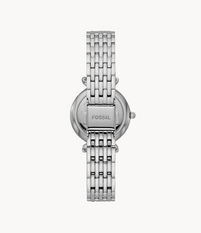 Fossil Carlie Mini Three-hand Stainless Steel Watch