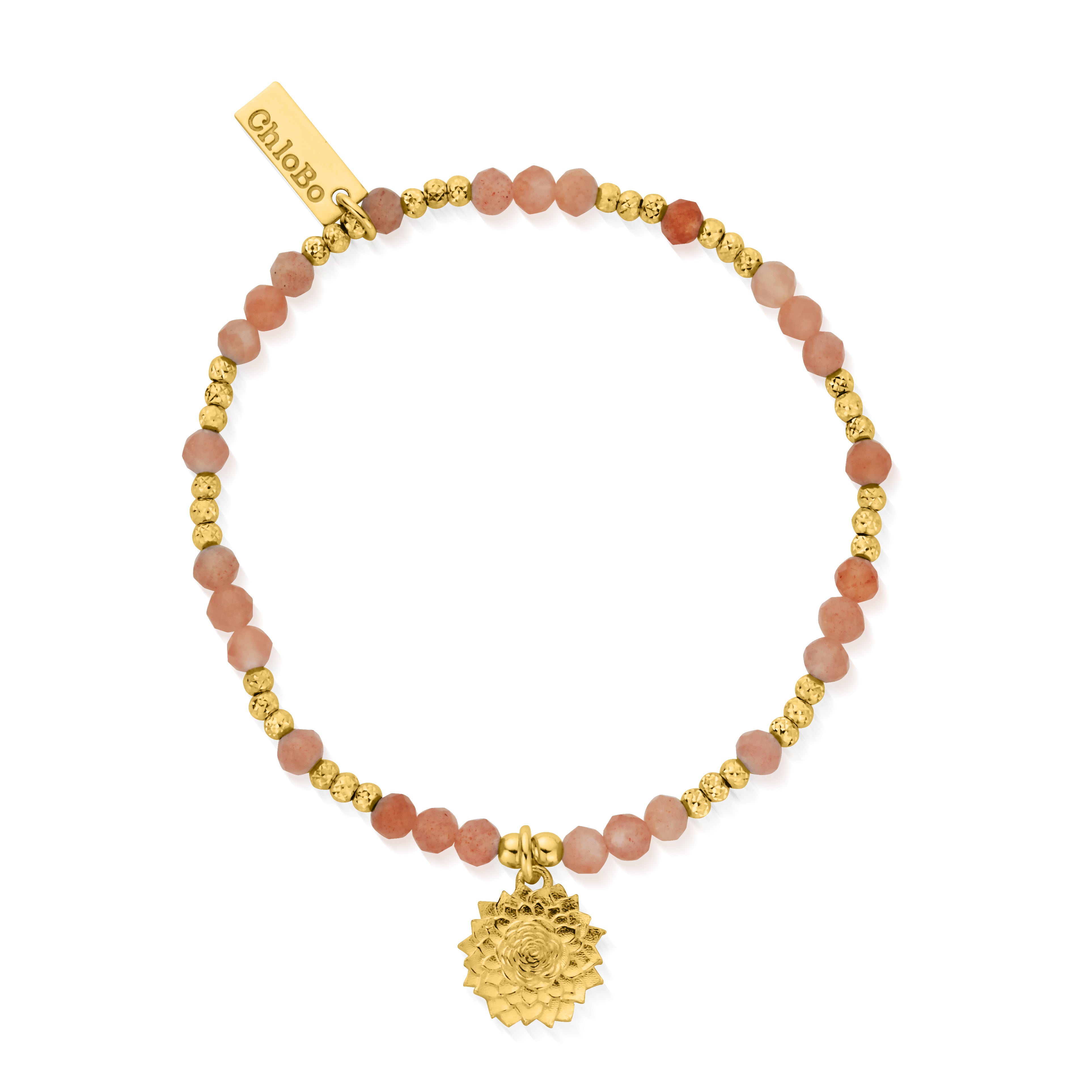 Chlobo Sunflower Peach Bracelet Gold – Bonds Jewellers NI