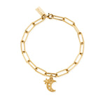 Chlobo Link Chain Hope & Guidance Bracelet Gold