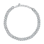 Chiara Ferragni Chain Pave Crystal Necklace