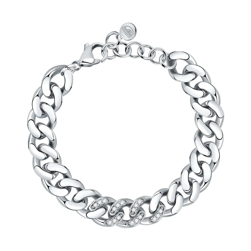 Chiara Ferragni Chain Bracelet with White Crystal Links