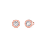 Guess Colour my Day Crystal Rose Gold Tone Earrings