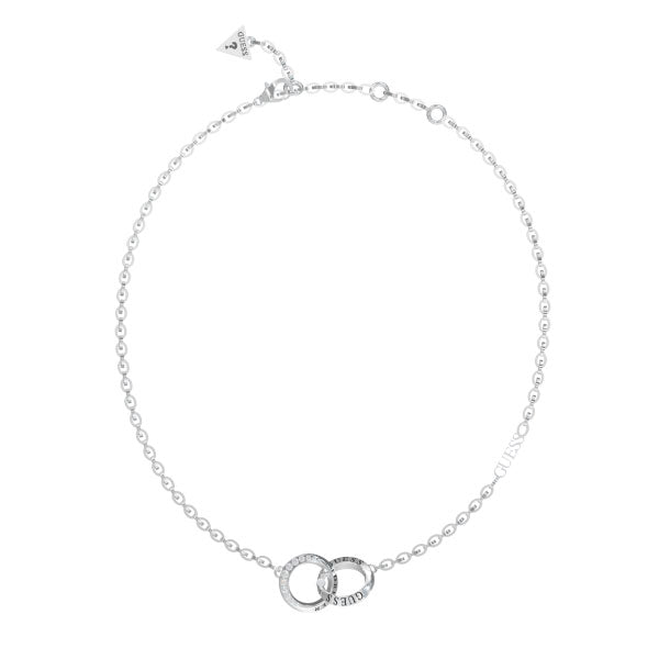 Guess Forever Links Silver Tone Necklace