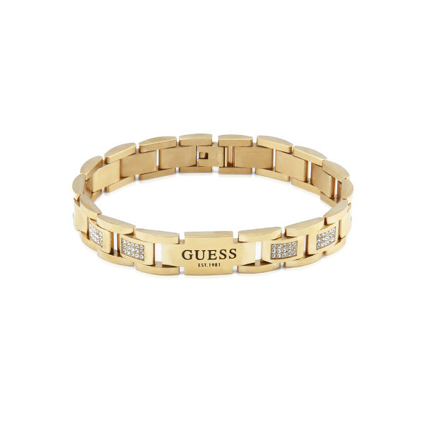 GUESS Men's Frontiers Gold Tone Bracelet