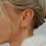 Thomas Sabo Classic Single Gold Hoop Earring