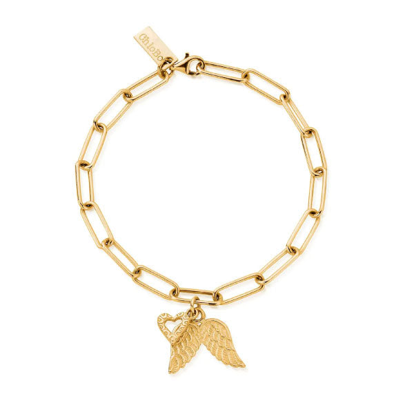 Chlobo Link Chain Love & Guidance Bracelet Gold