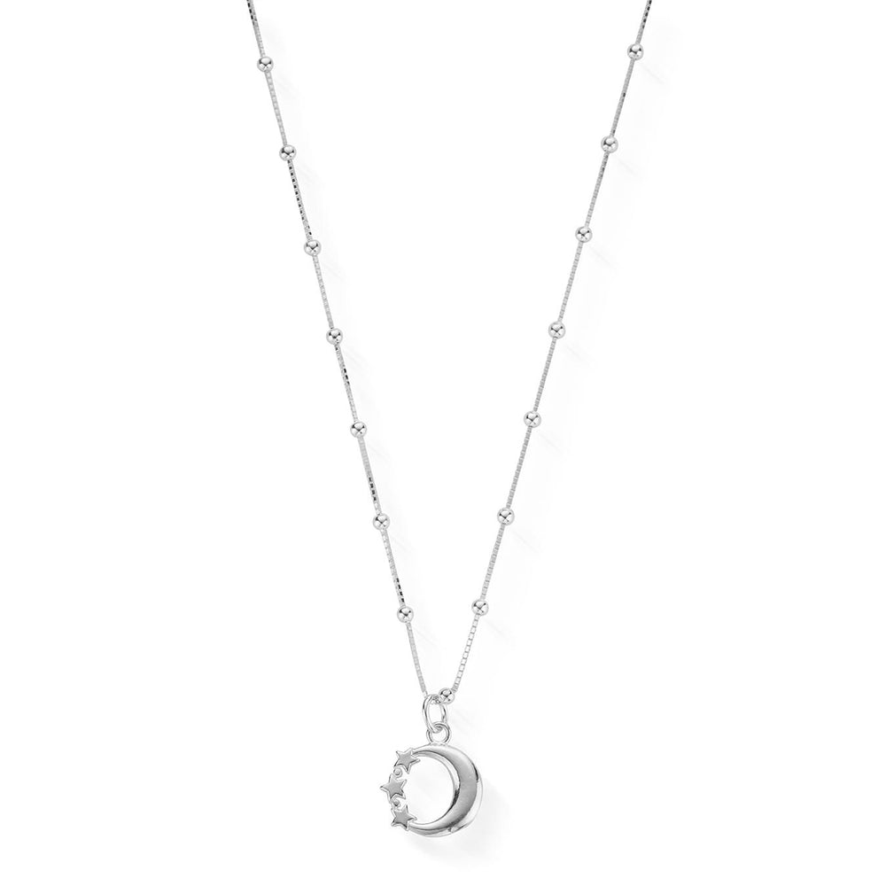 Bobble Chain Moon & Stars Necklace