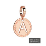 Small Initial Charm Rose A-Z