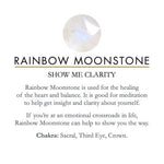 SVP Audie Rainbow Moonstone Silver