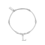Chlobo Initial Bracelet Silver A-Z