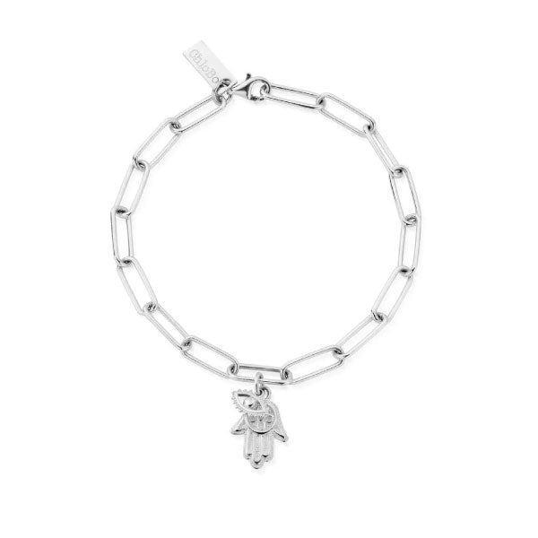 Chlobo Link Chain Protection Bracelet Silver