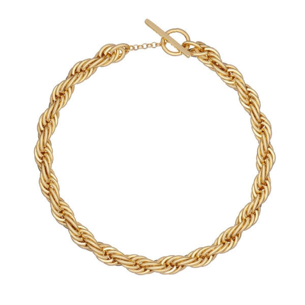 Ted Baker Chunky Rope Necklace Gold