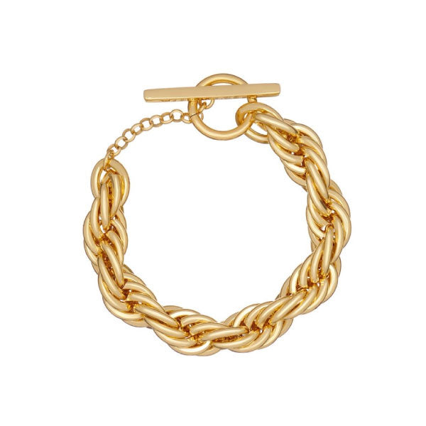 Ted Baker Chunky Rope Bracelet Gold