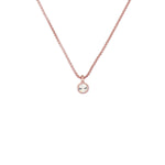 Ted Baker Sinalaa Rose Gold Crystal Necklace