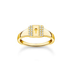 Thomas Sabo Gold Lock Design Ring