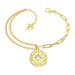 Guess From Guess With Love Gold Tone Bracelet
