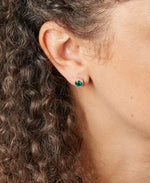 May Birthstone Stud Earrings