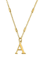 Chlobo Initial Necklace Gold