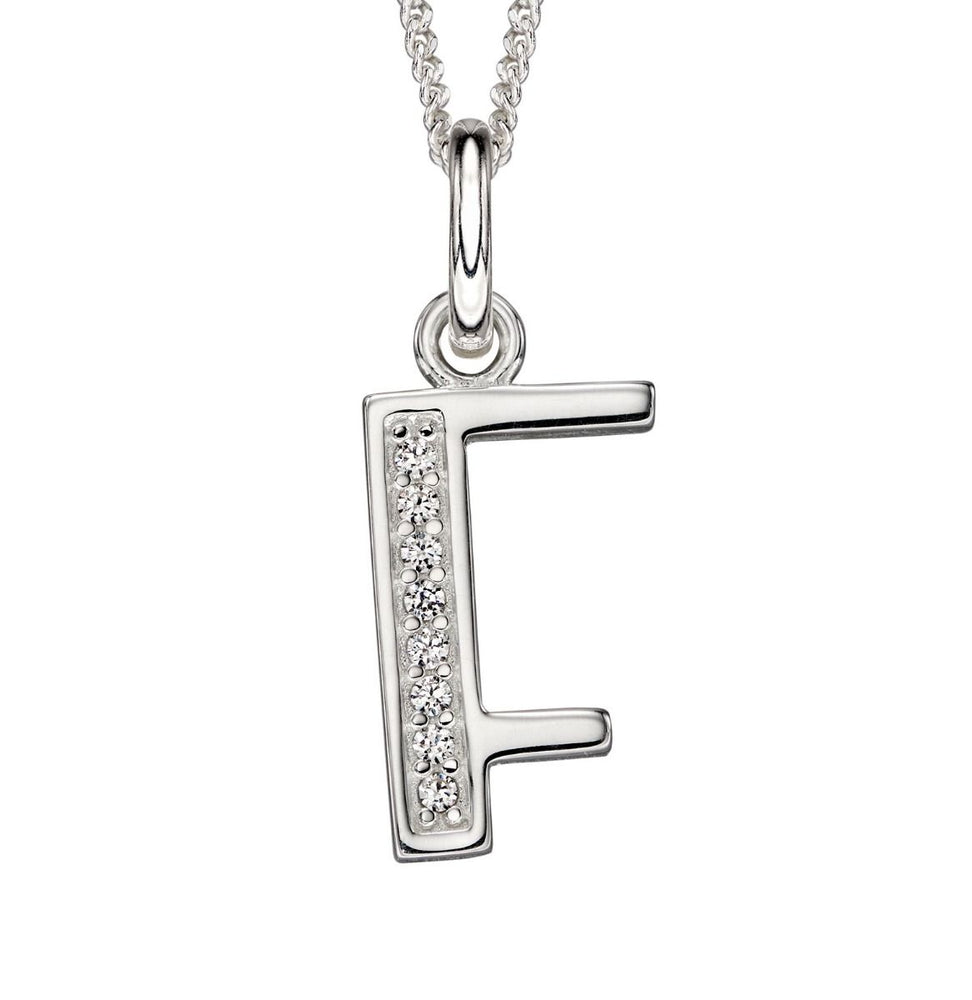 Art Deco Initial Pendant