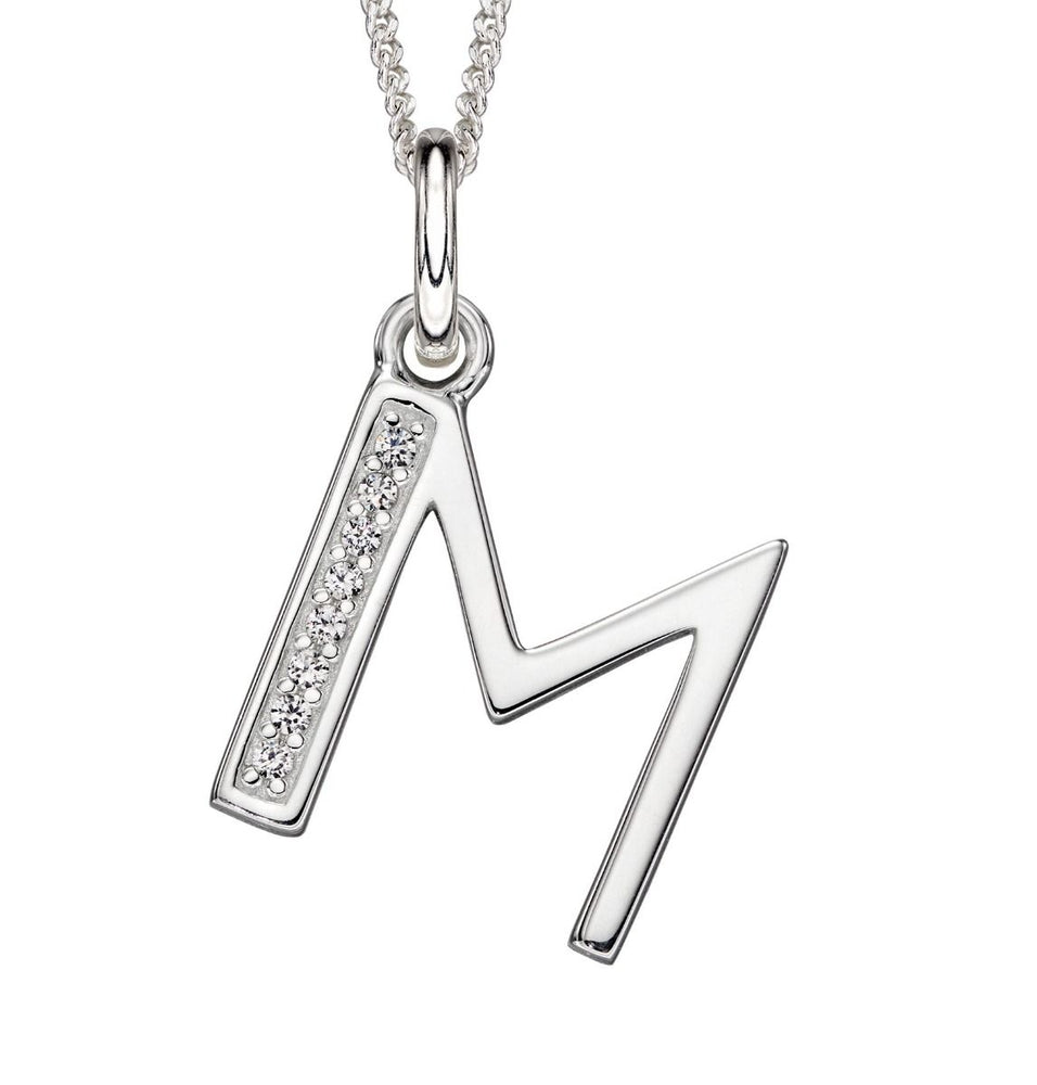 Art Deco Initial Pendant